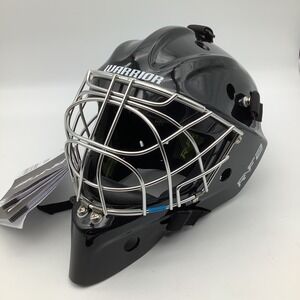 Warrior Ritual F2 E Junior Goalie Mask Black Hockey Helmet JR O/S with Bag NEW
